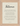Patience Word of Intention Framed print 13x18 cm / 5x7″ Wood frame Linen paper