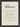 Patience Word of Intention Framed print 21x29.7 cm / 8x12" Black frame Linen paper