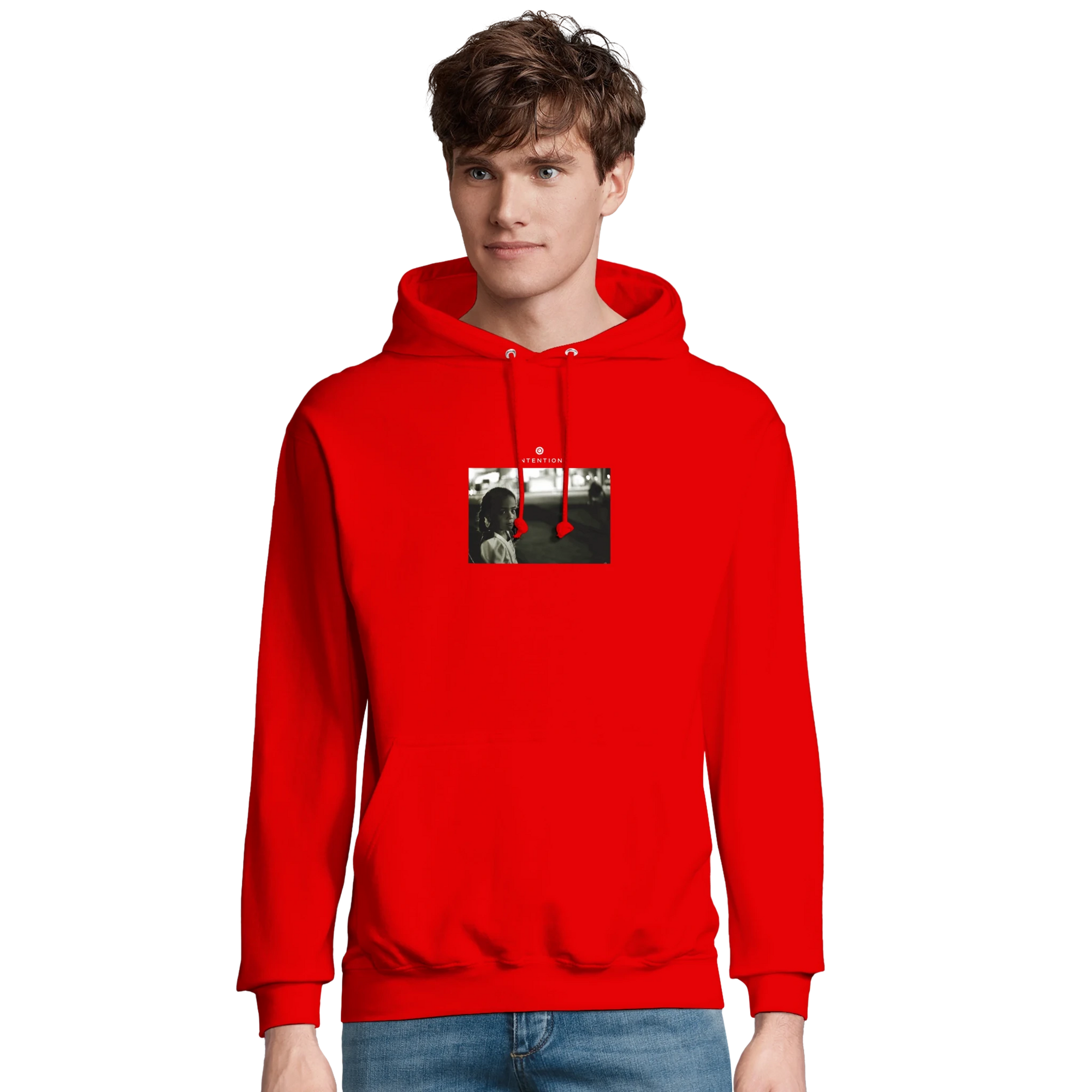 Presence - "Cuba Girl" Hoodie Bright Red XS 16