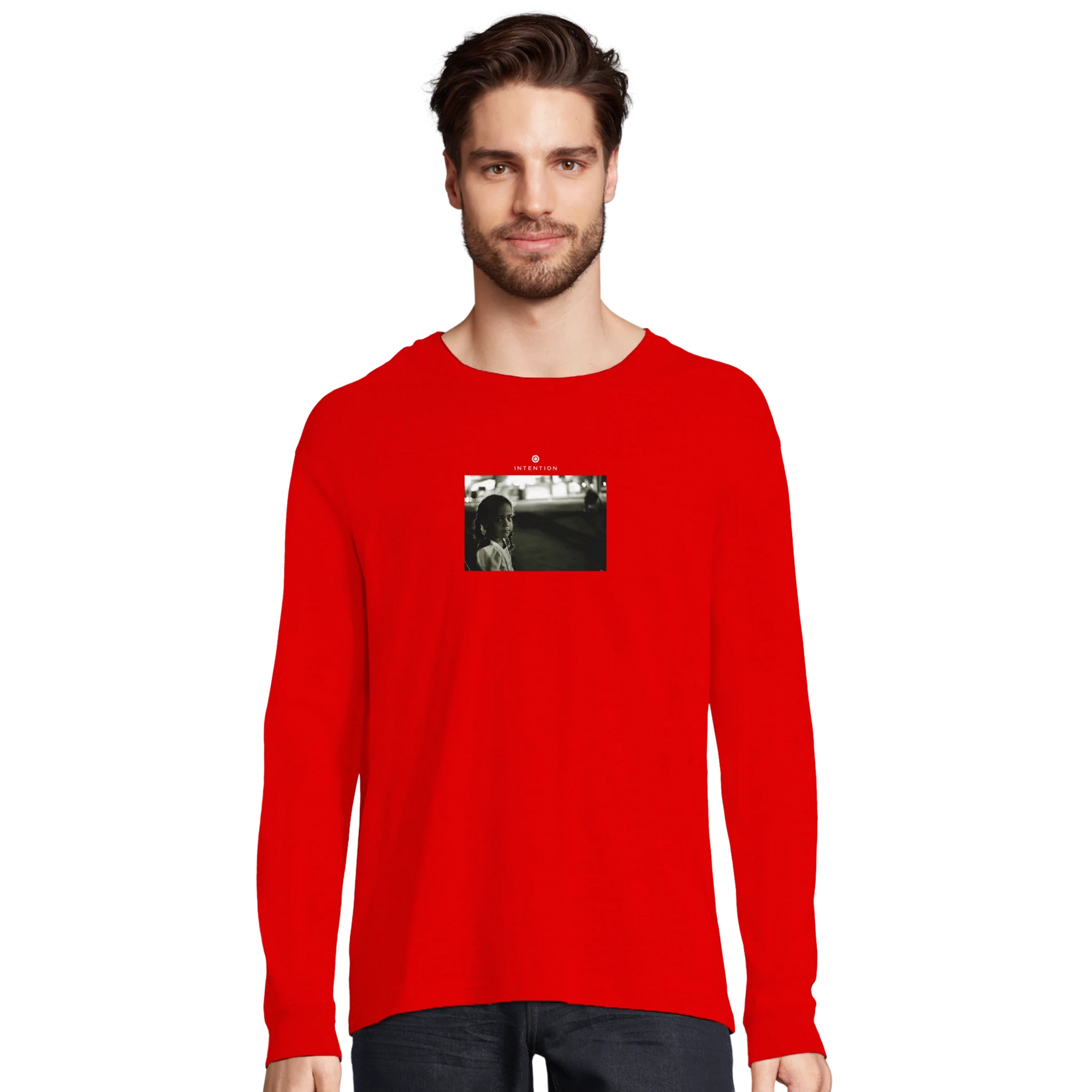 Presence - "Cuba Girl" Long sleeve Bright Red XS 18