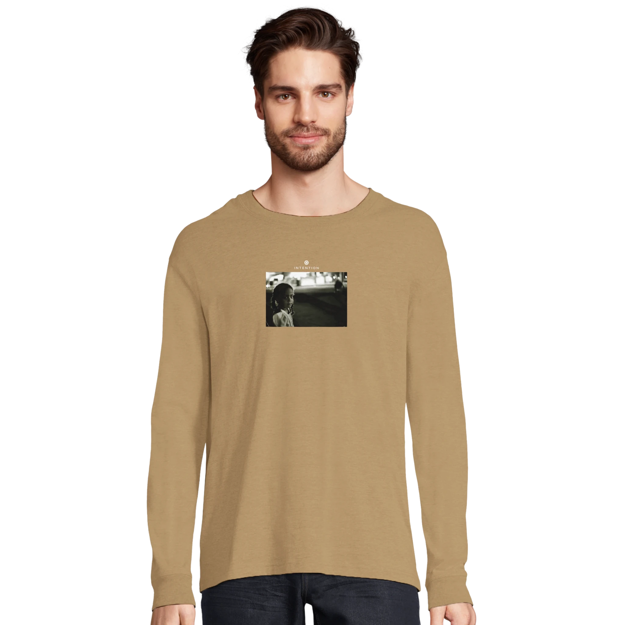 Presence - "Cuba Girl" Long sleeve dark beige XS 10