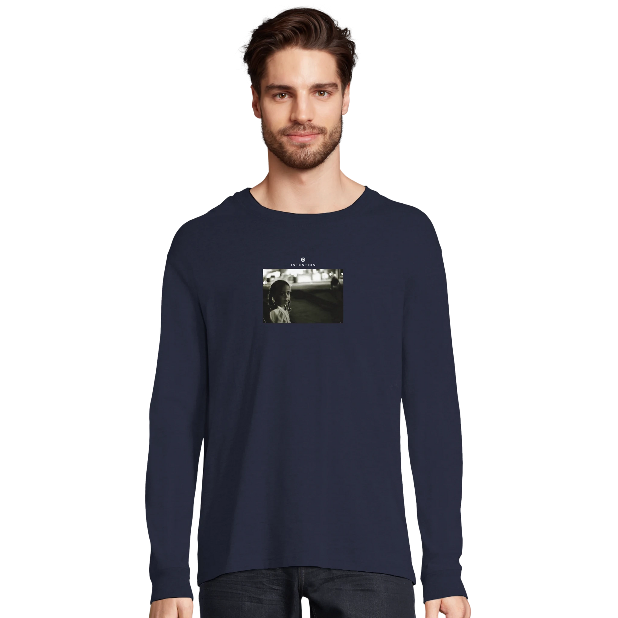 Presence - "Cuba Girl" Long sleeve French Navy XS 14
