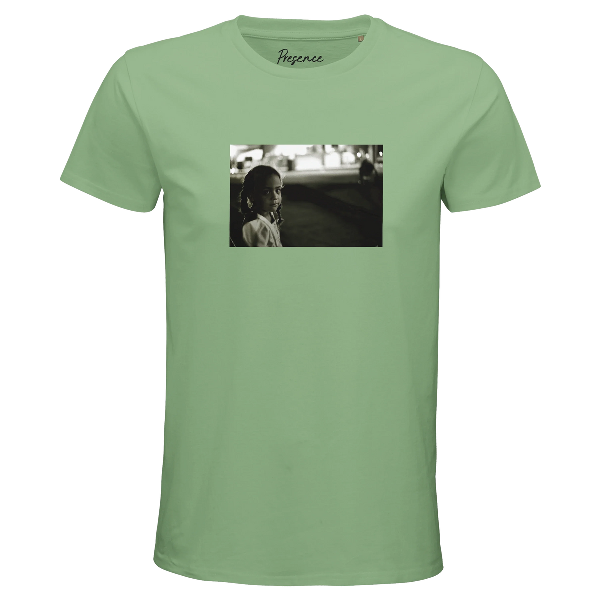 Presence - "Cuba Girl" T-shirt apple green 1