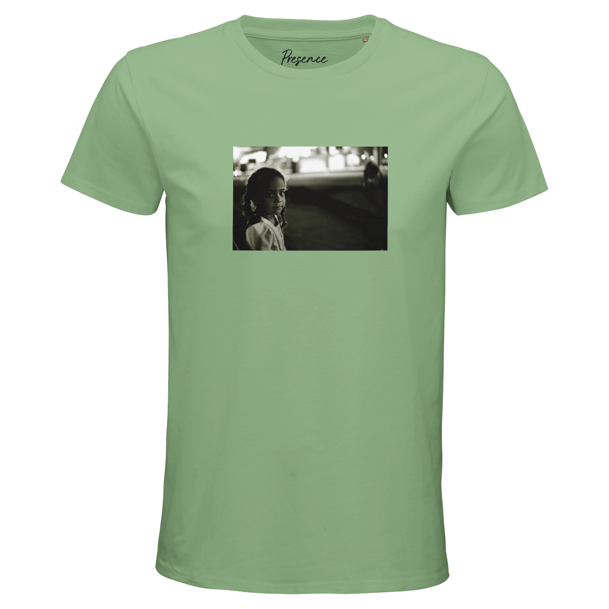 Presence - "Cuba Girl" T-shirt apple green 1