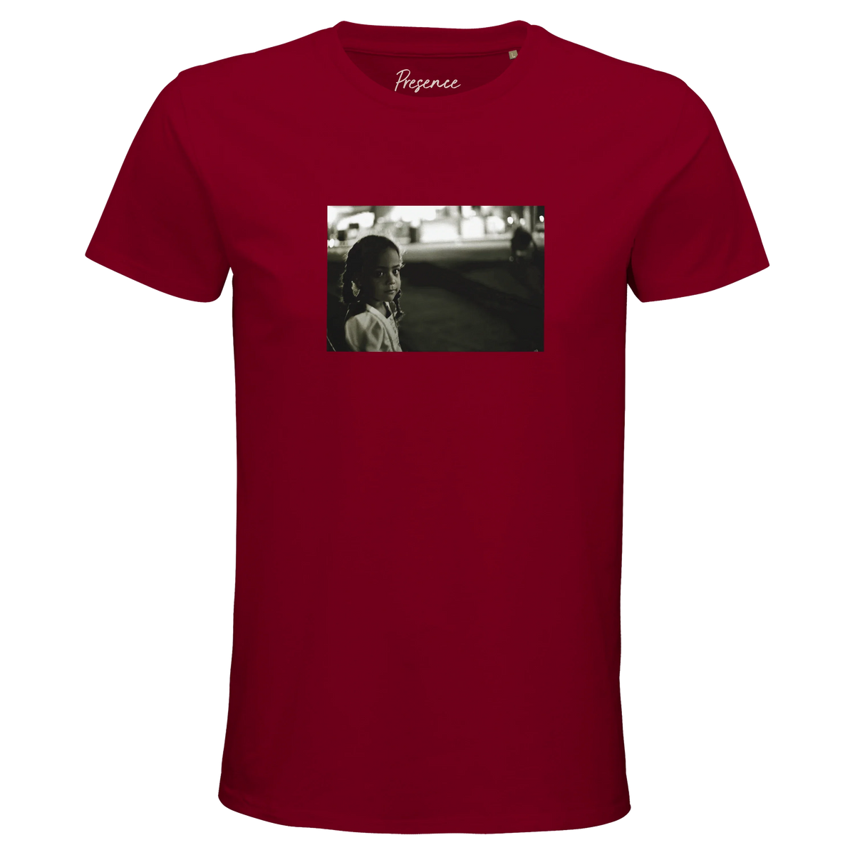 Presence - "Cuba Girl" T-shirt Burgundy 1