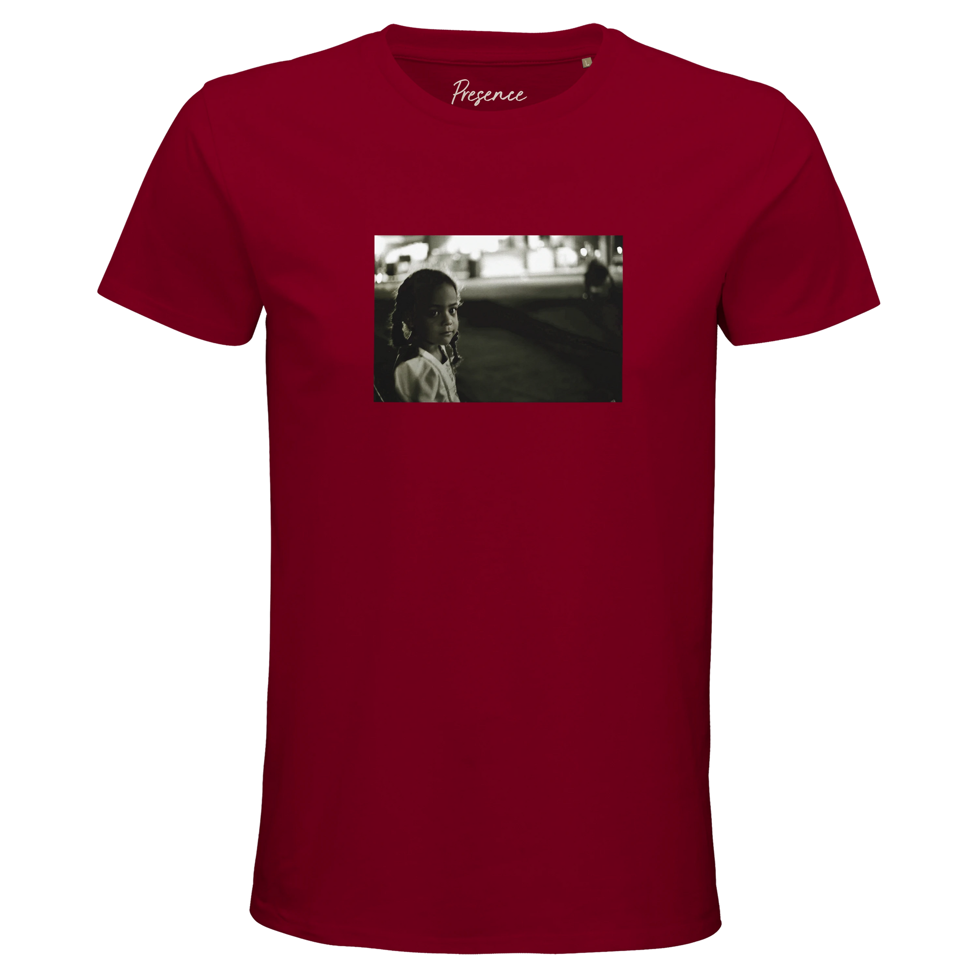 Presence - "Cuba Girl" T-shirt Burgundy 1