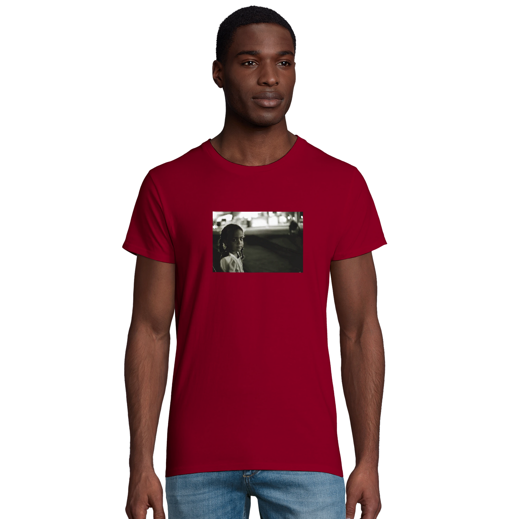 Presence - "Cuba Girl" T-shirt Burgundy 4