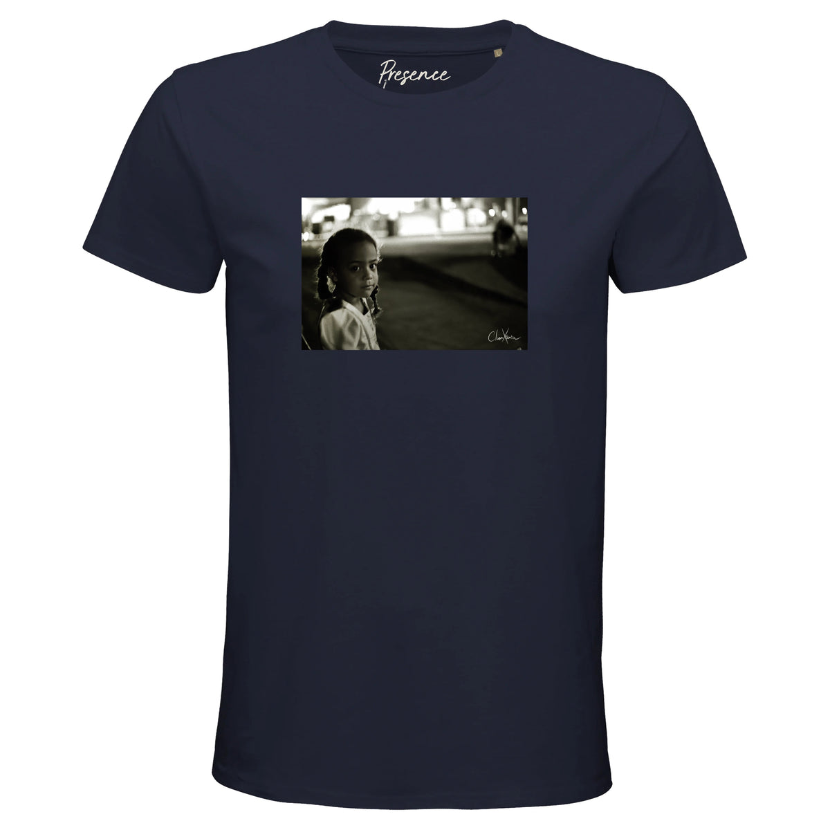 Presence - "Cuba Girl" T-shirt French Navy 1