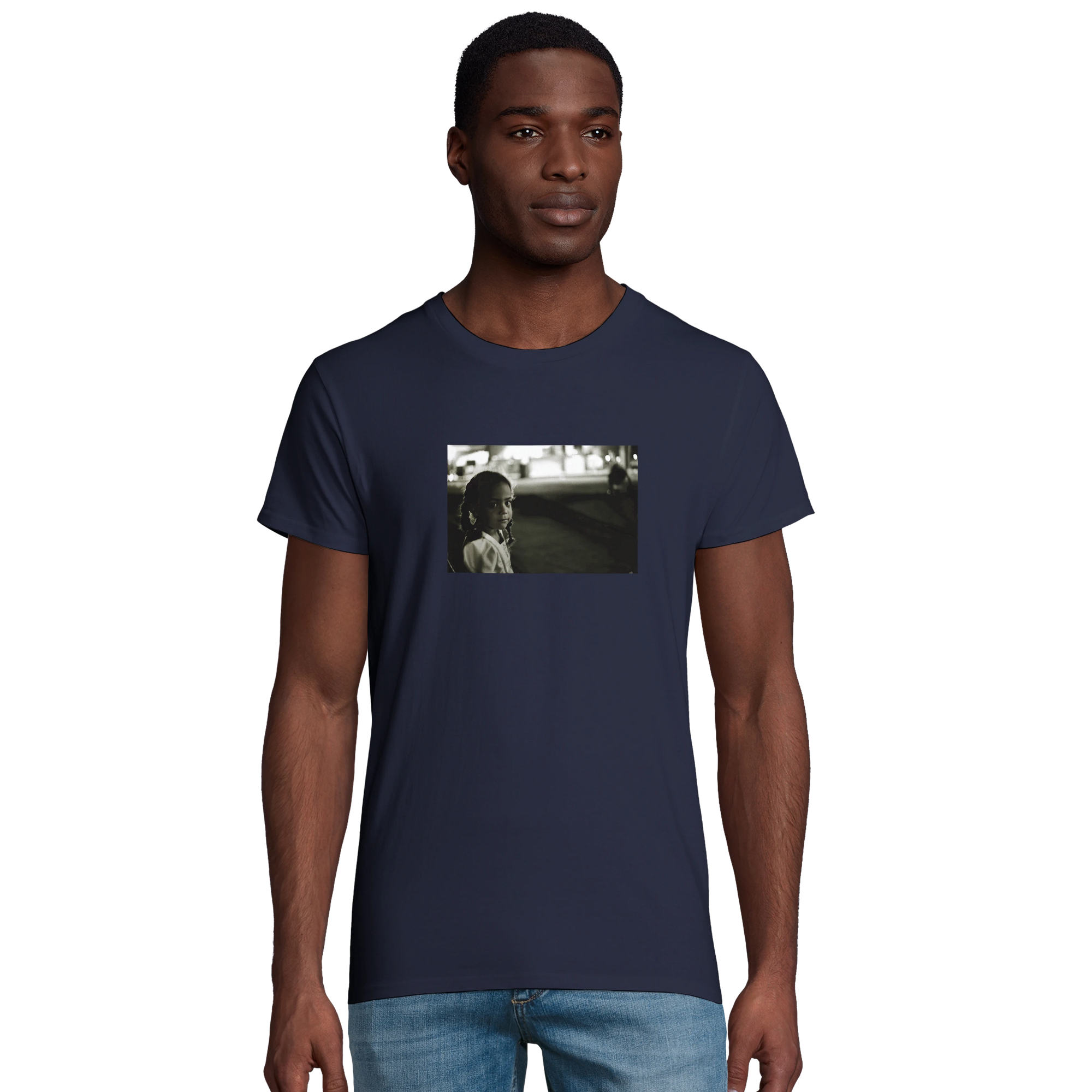 Presence - "Cuba Girl" T-shirt French Navy 4