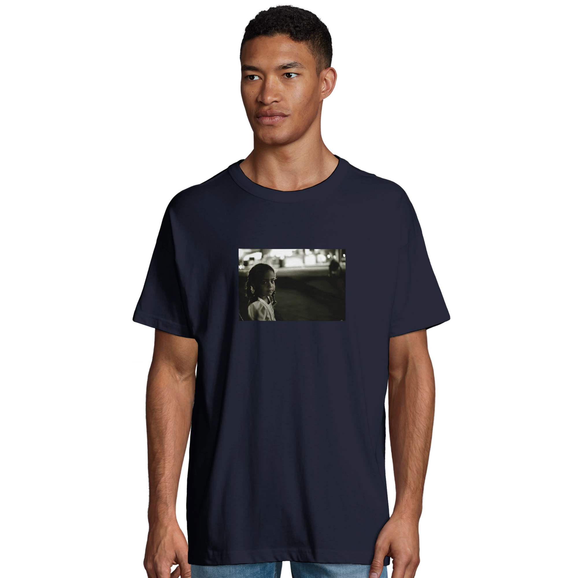 Presence - "Cuba Girl" T-shirt French Navy 4
