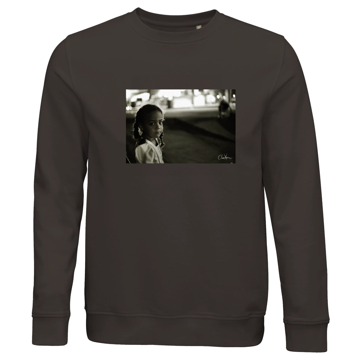 Presence - "Cuba Girl" Sweatshirt deep charcoal grey 1