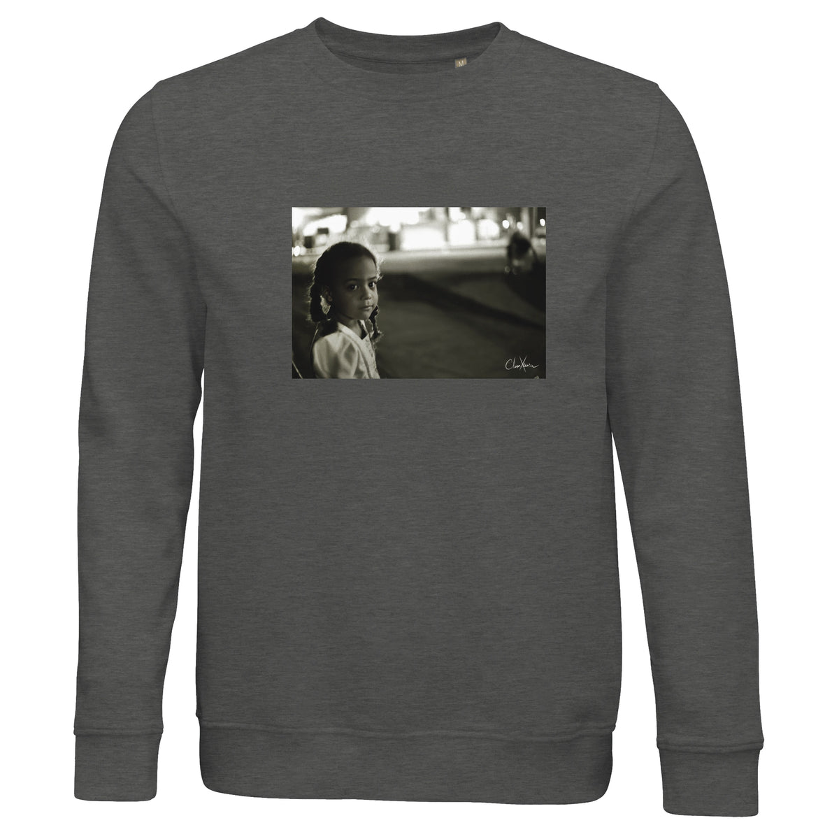 Presence - "Cuba Girl" Sweatshirt Grey Melange 1