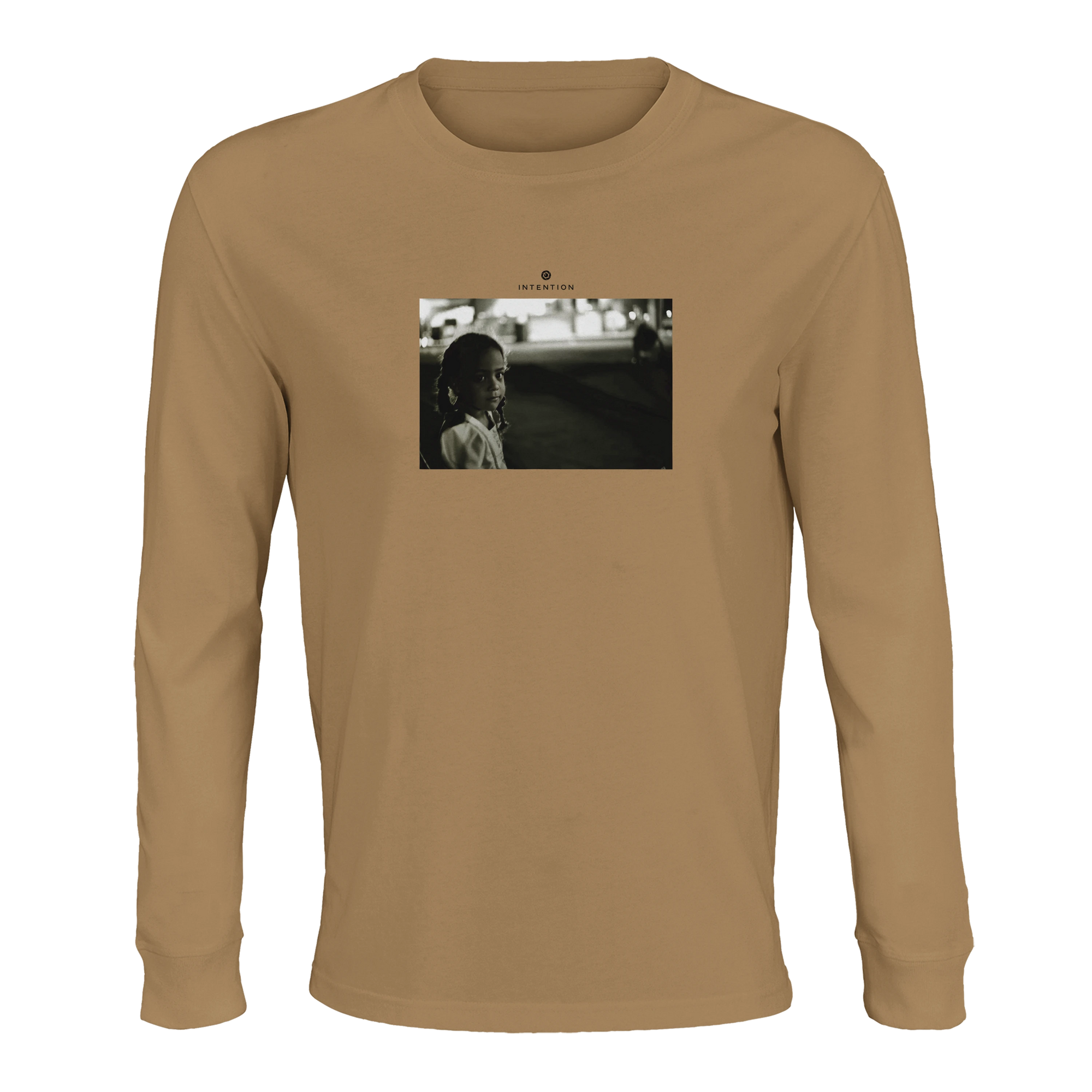 Presence - "Cuba Girl" Long sleeve dark beige 1