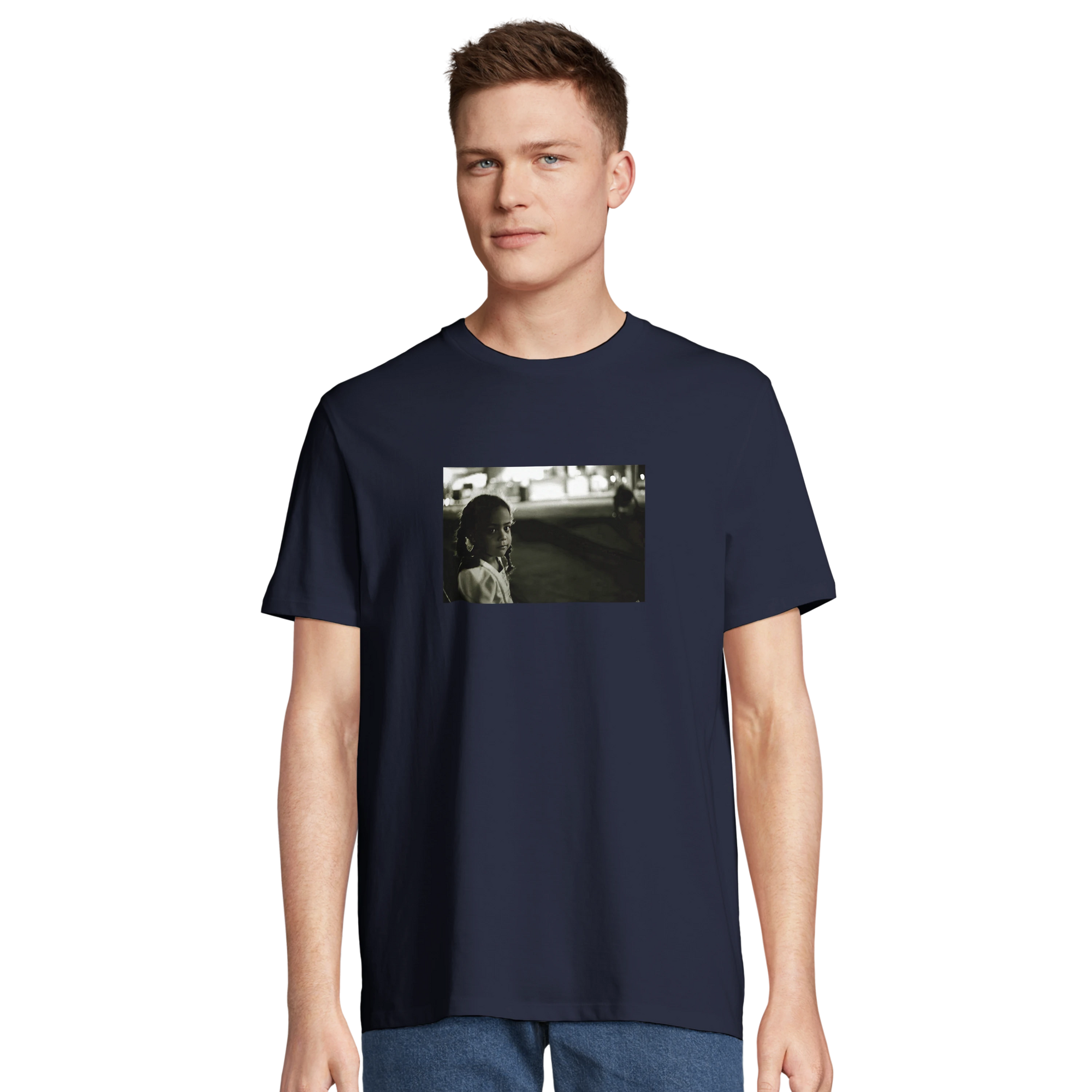Presence - "Cuba Girl" T-shirt French Navy 4