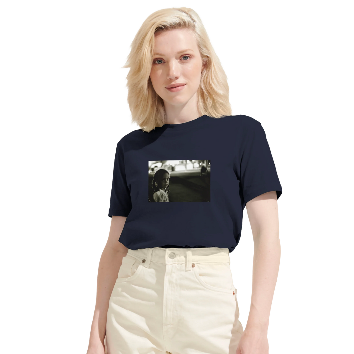 Presence - "Cuba Girl" T-shirt French Navy 6