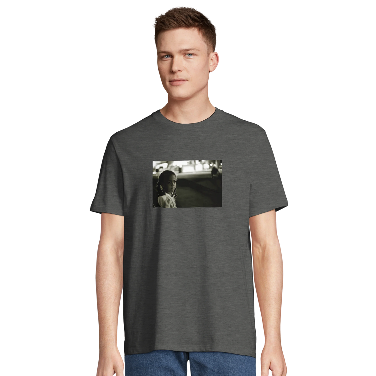 Presence - "Cuba Girl" T-shirt Grey Melange 4