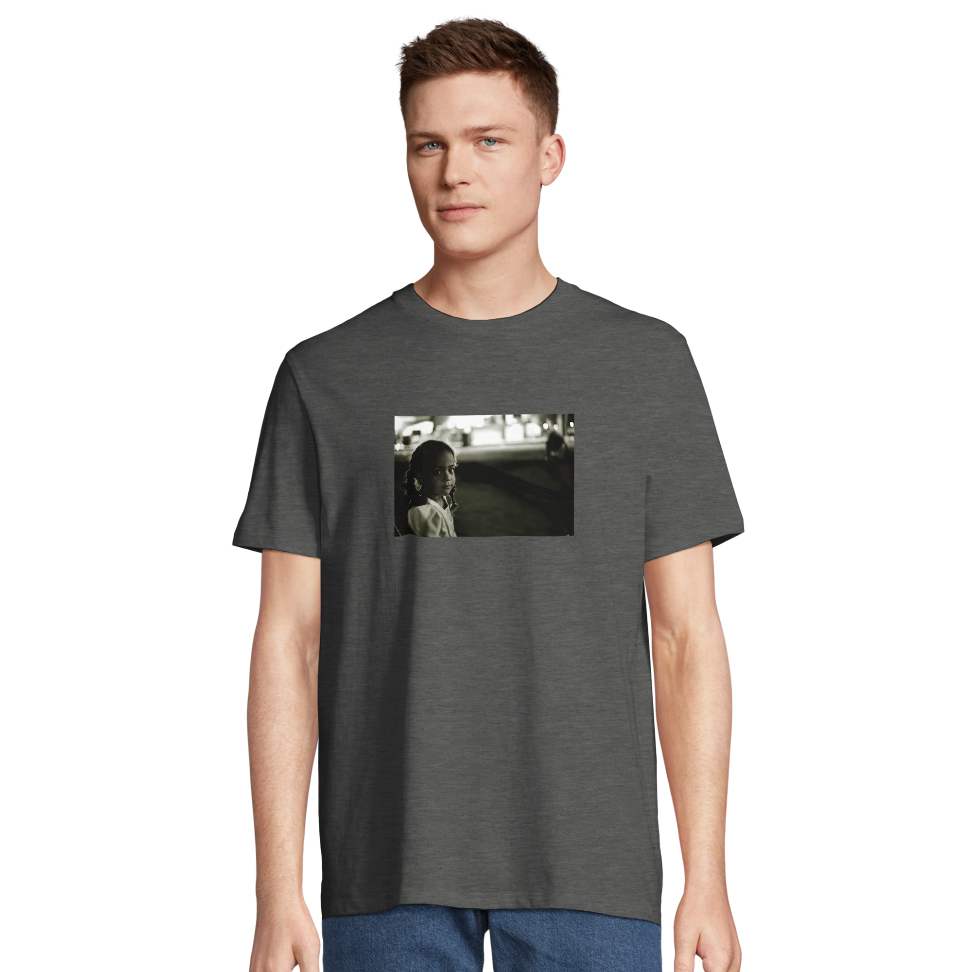 Presence - "Cuba Girl" T-shirt Grey Melange 4