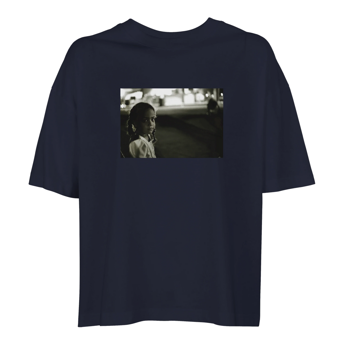 Presence - "Cuba Girl" T-shirt French Navy 1