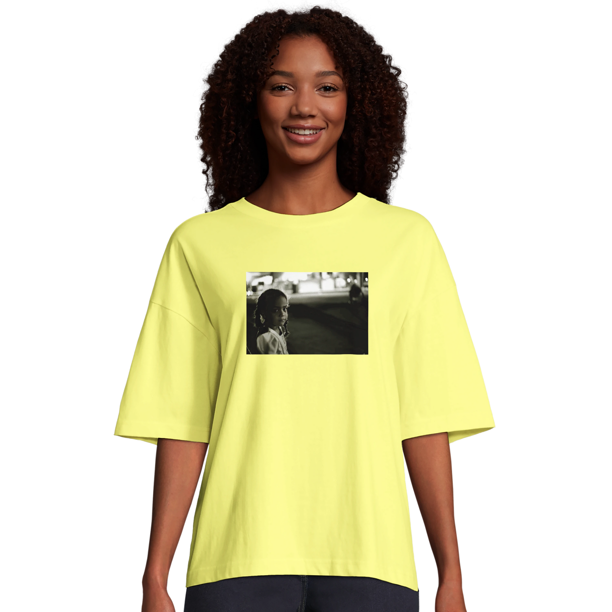 Presence - "Cuba Girl" T-shirt Light Yellow 4
