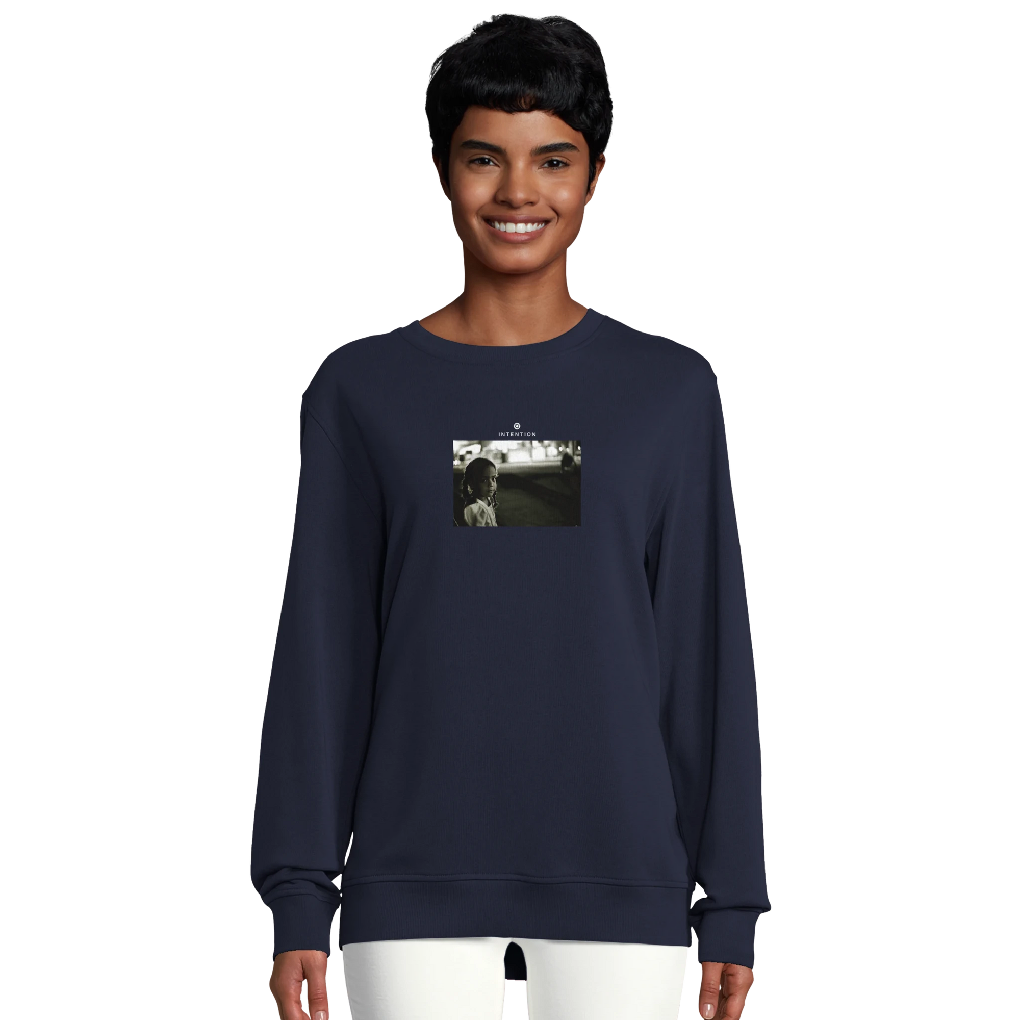 Presence - "Cuba Girl" Sweatshirt French Navy XS 20