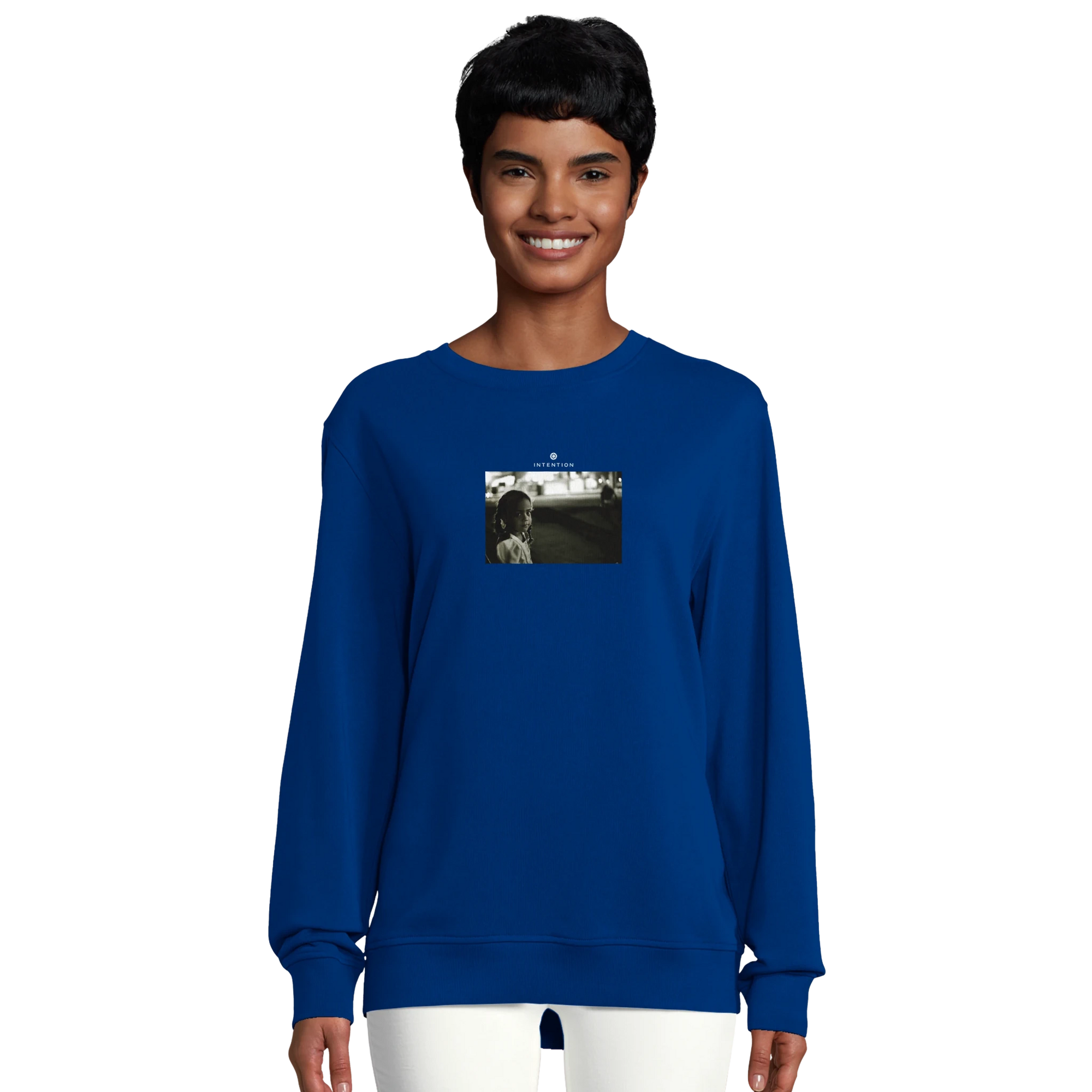Presence - "Cuba Girl" Sweatshirt Royal Blue XS 44