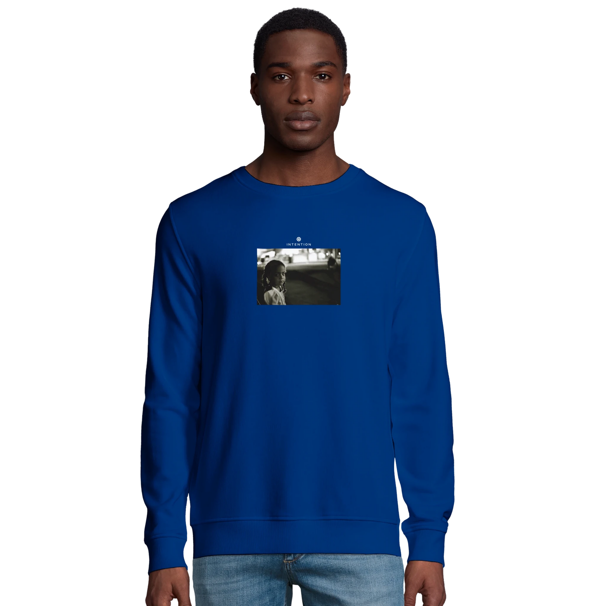 Presence - "Cuba Girl" Sweatshirt Royal Blue XS 42