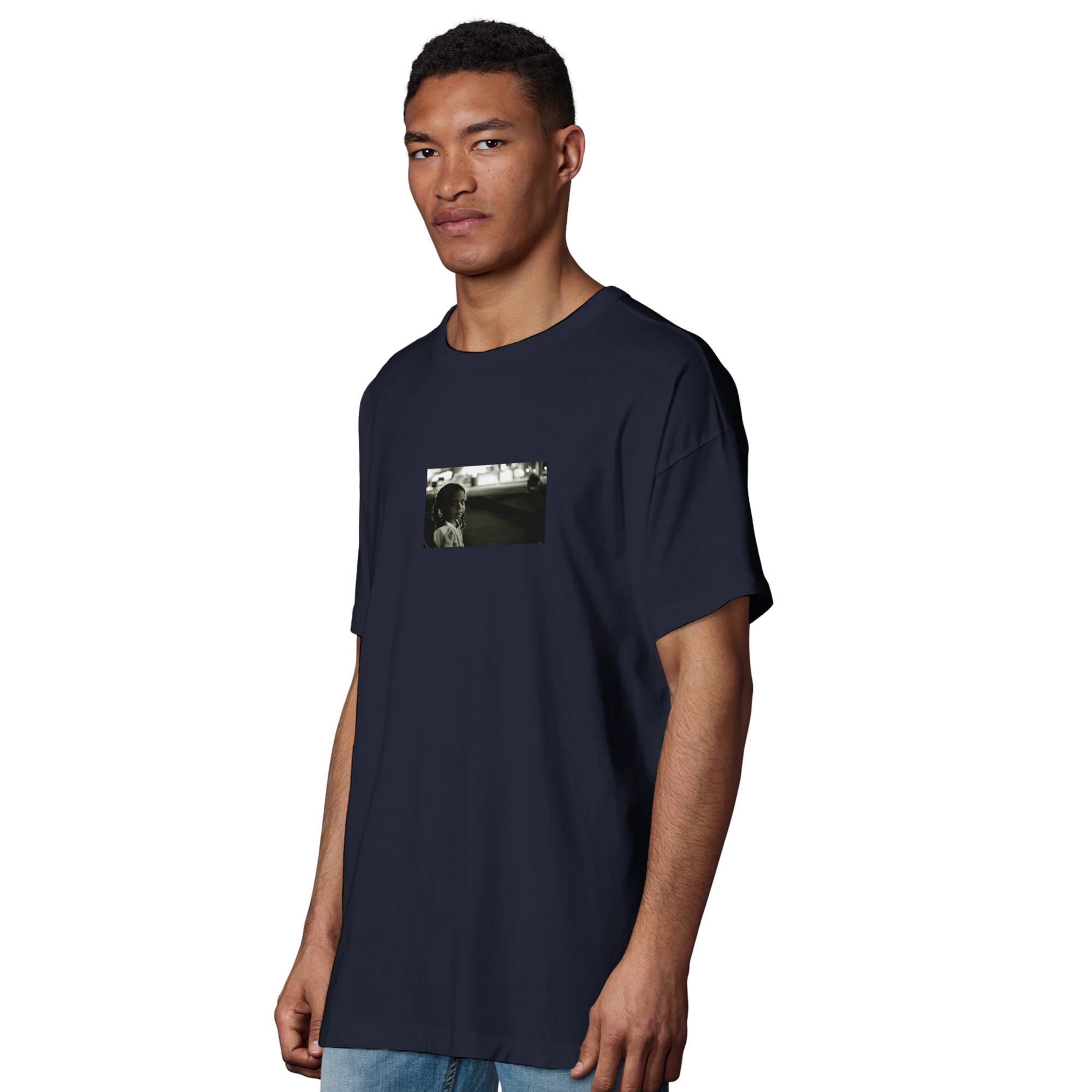 Presence - "Cuba Girl" T-shirt French Navy S 33