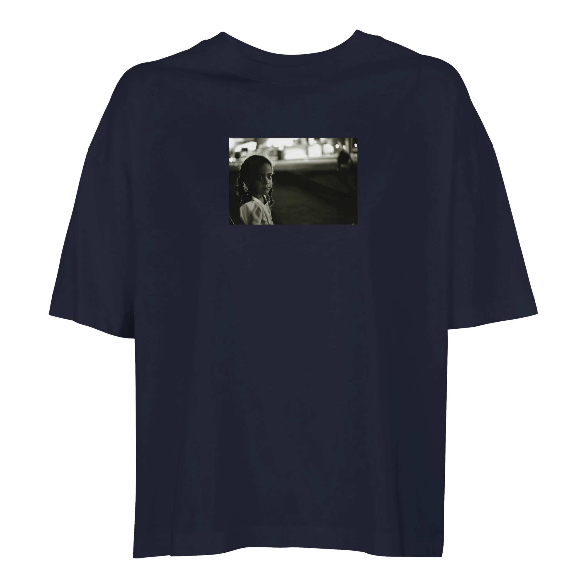 Presence - "Cuba Girl" T-shirt French Navy XS 24
