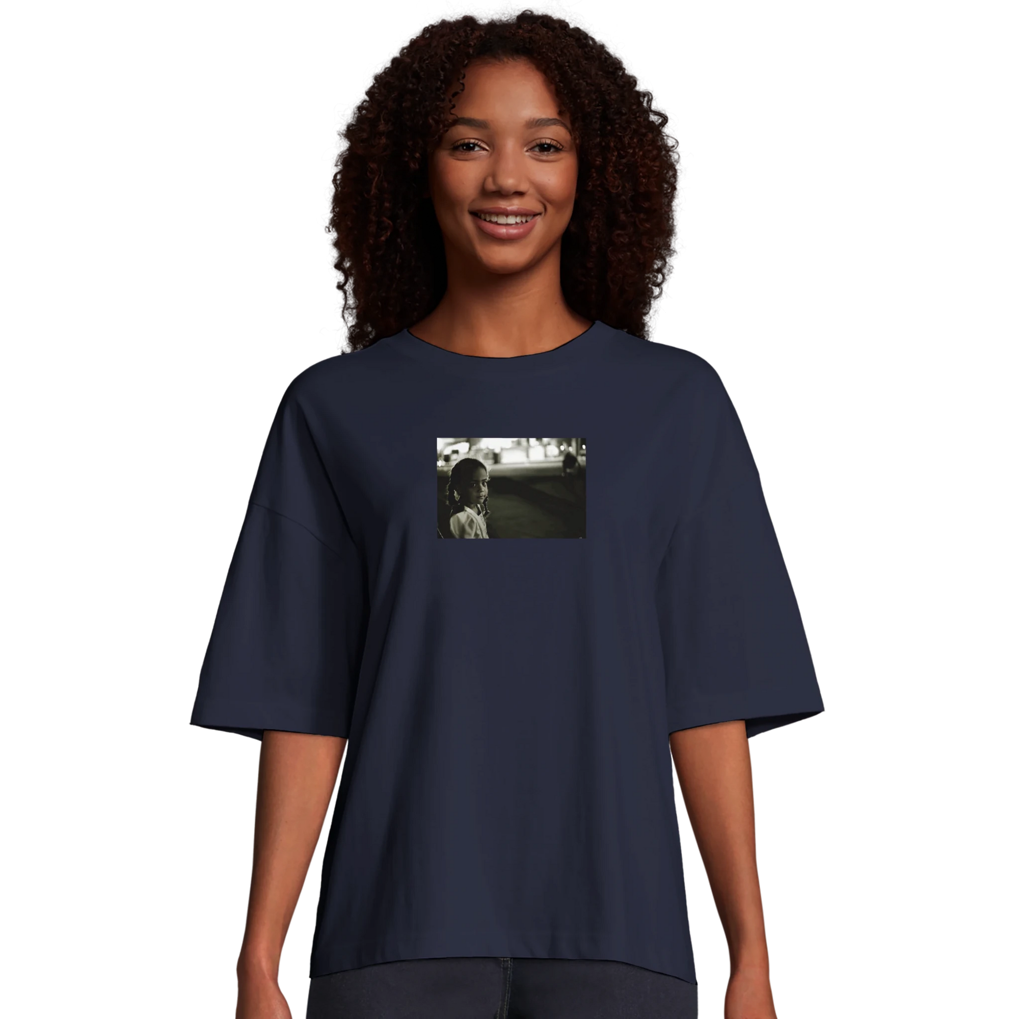 Presence - "Cuba Girl" T-shirt French Navy XS 27