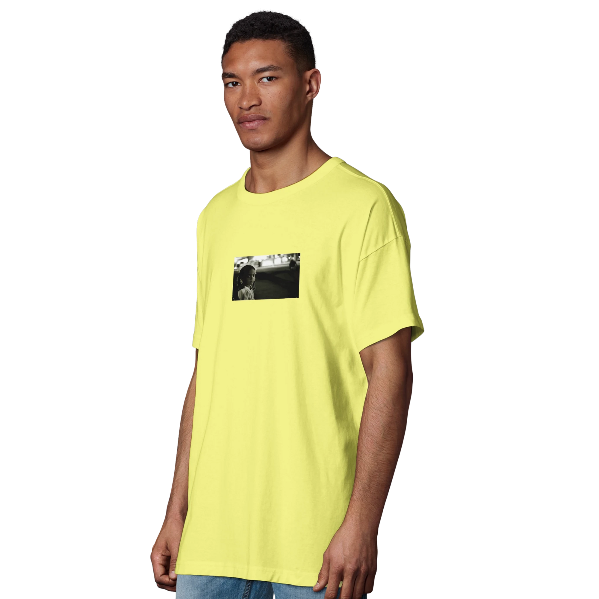 Presence - "Cuba Girl" T-shirt Light Yellow S 21