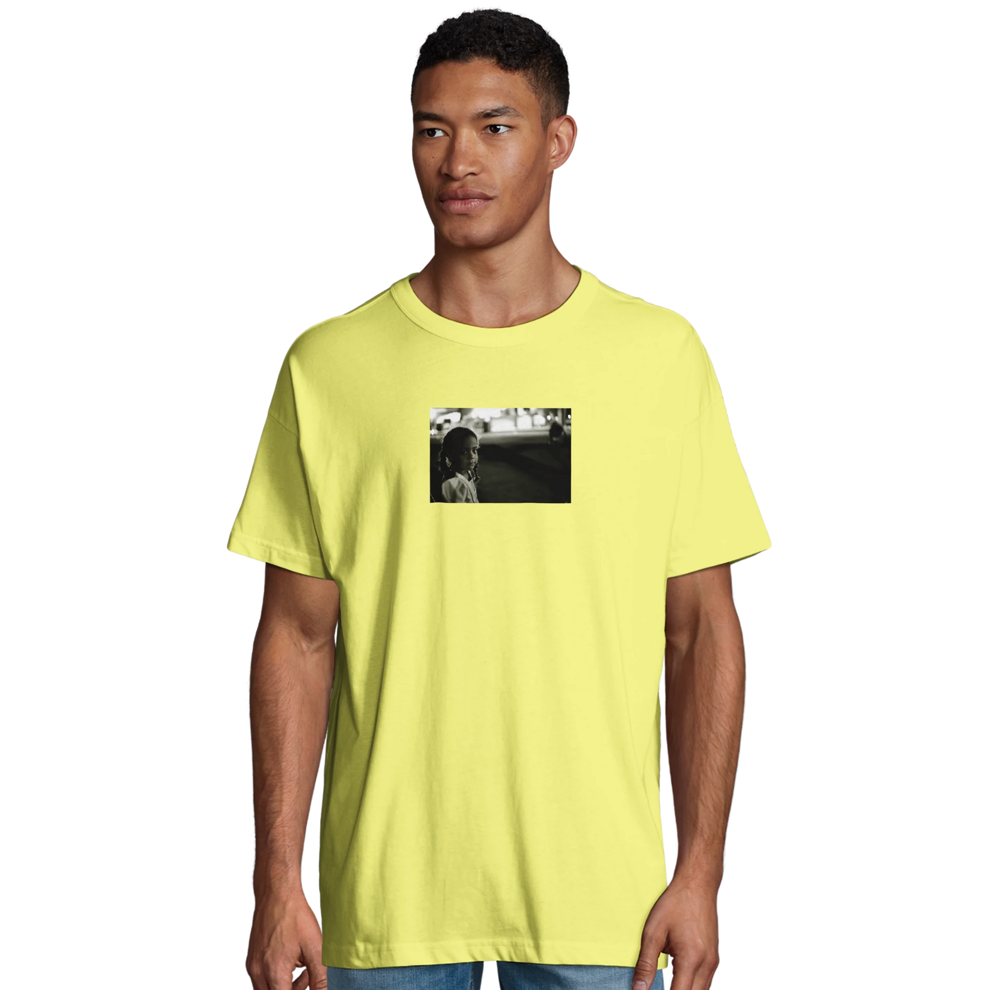Presence - "Cuba Girl" T-shirt Light Yellow S 19