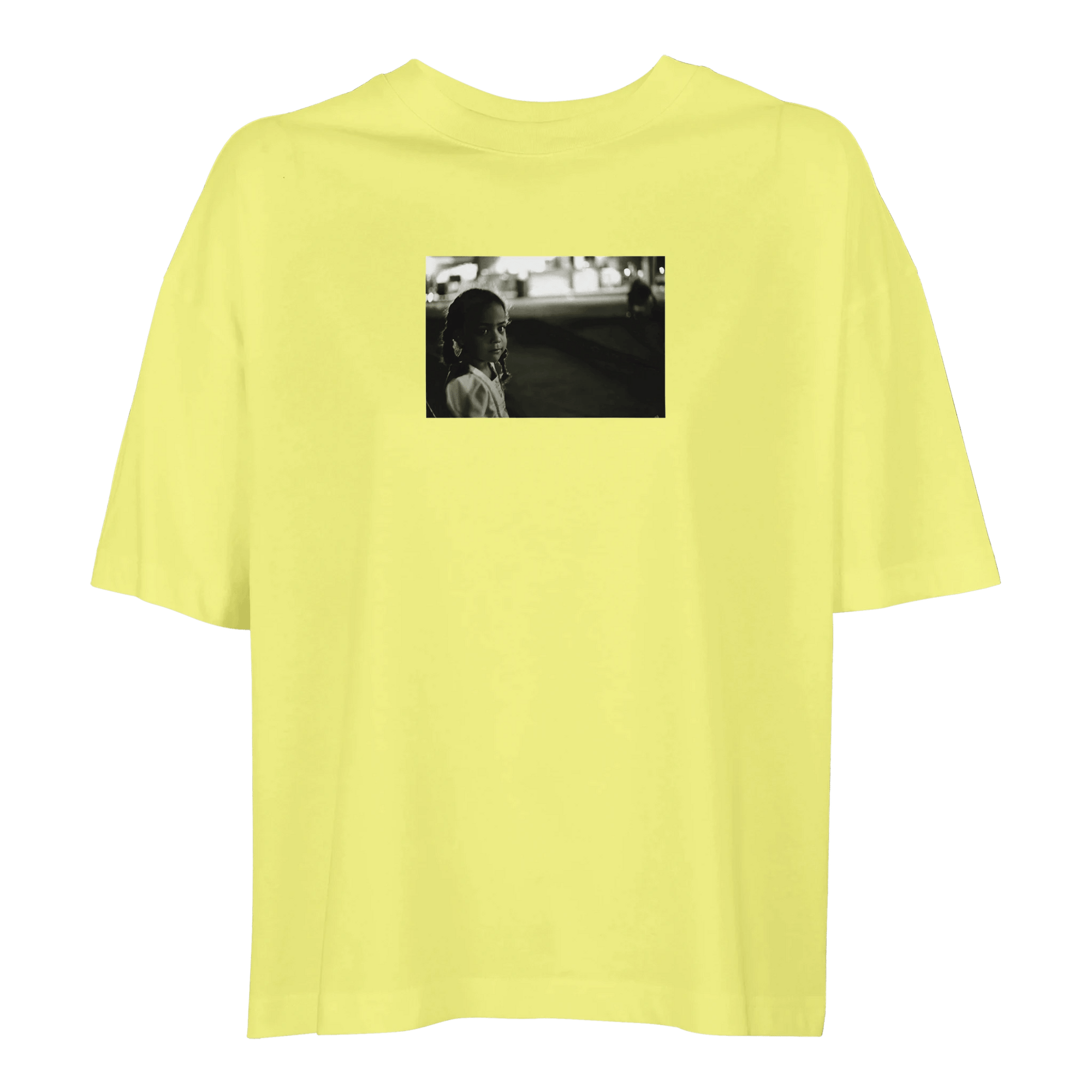 Presence - "Cuba Girl" T-shirt Light Yellow XS 19