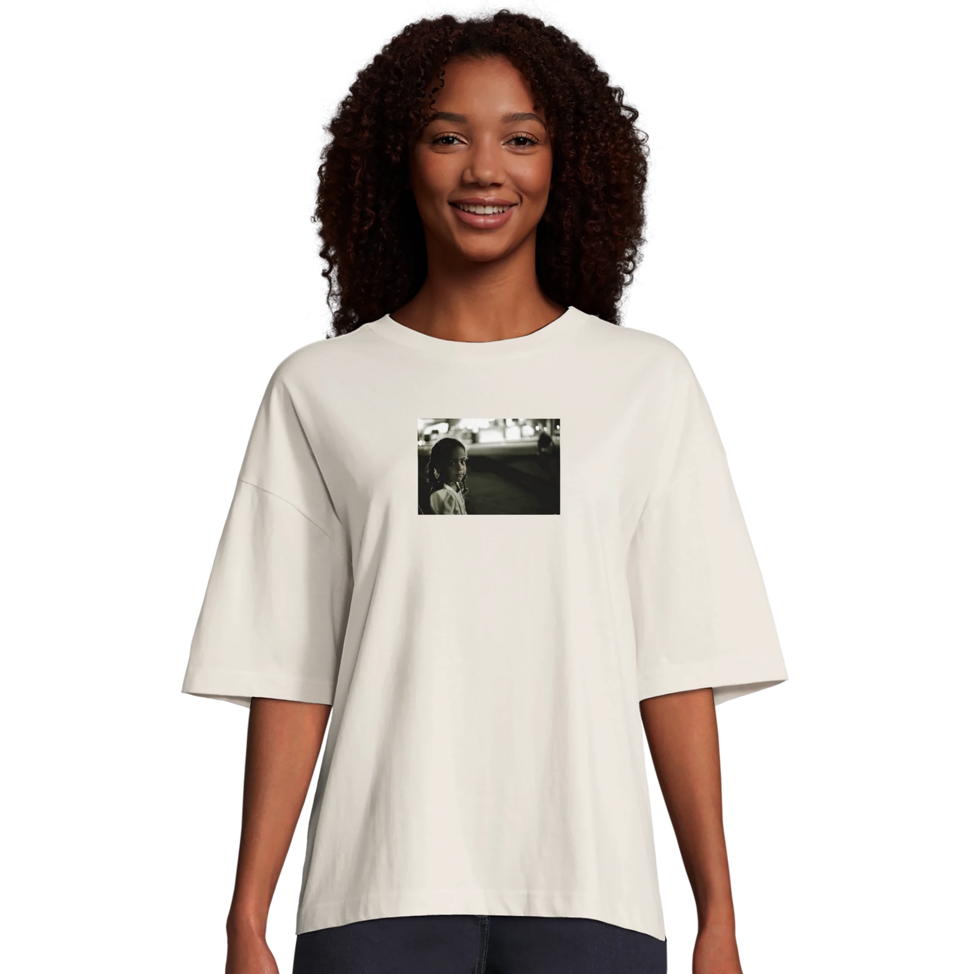 Presence - "Cuba Girl" T-shirt Off White XS 17