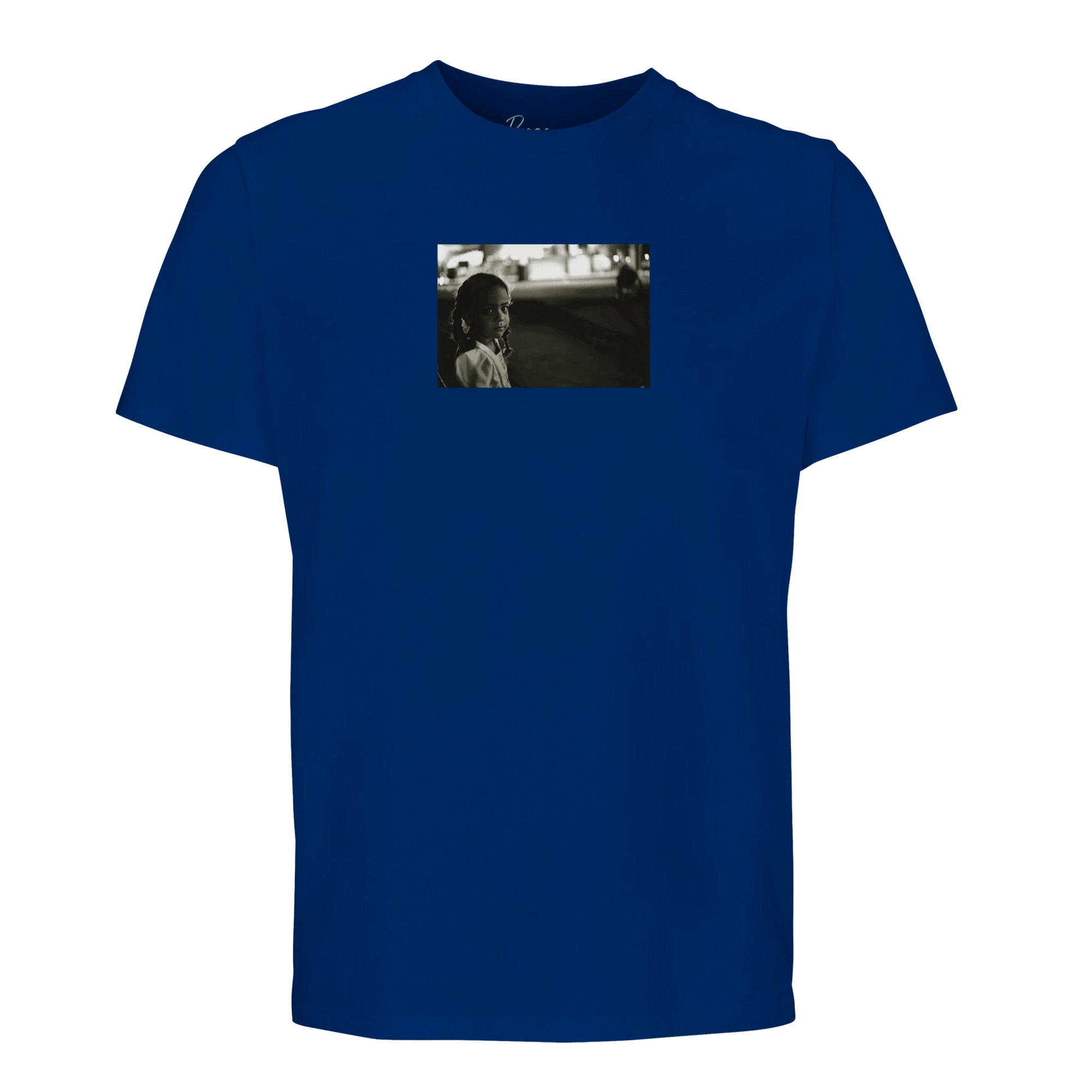 Presence - "Cuba Girl" T-shirt Royal Blue XS 58