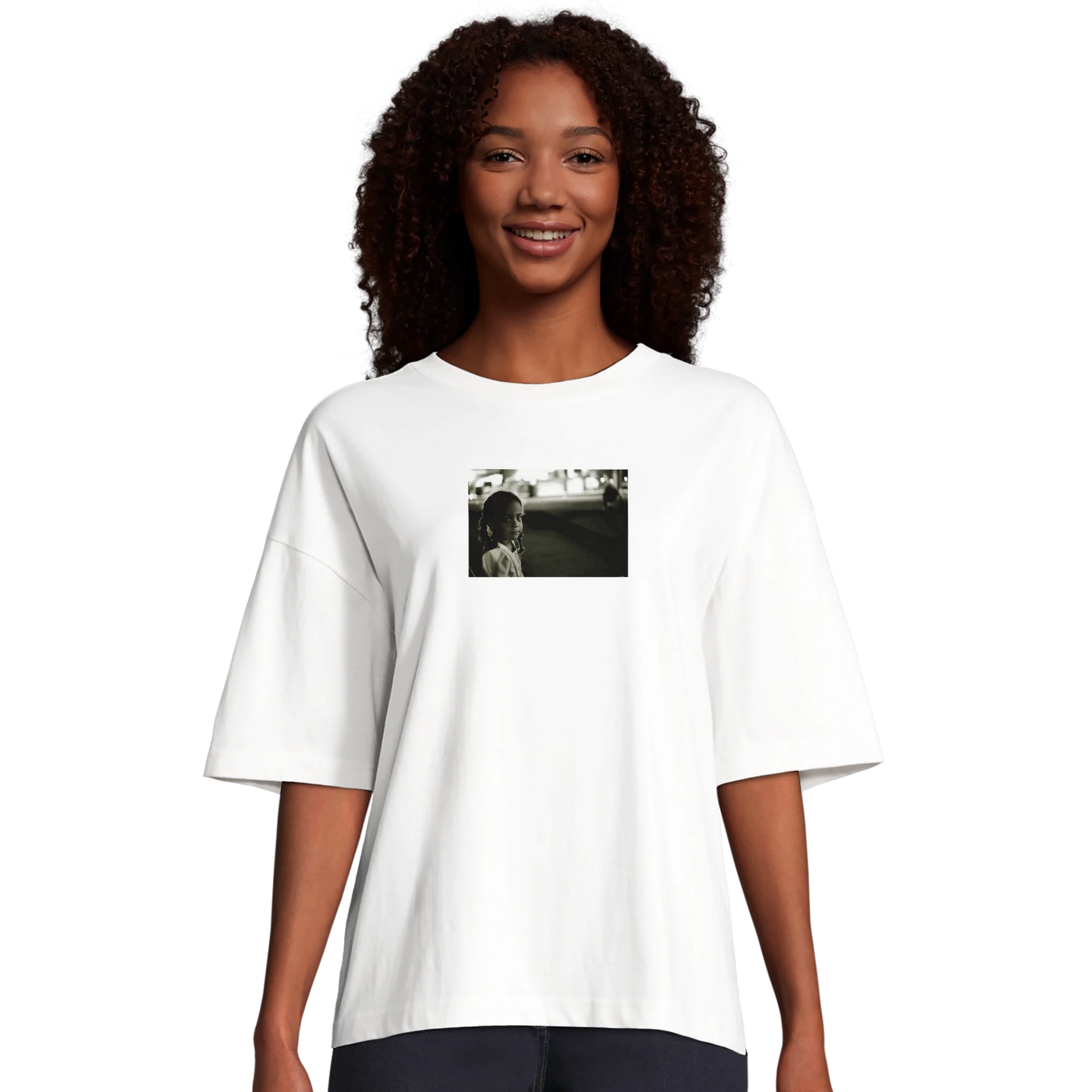 Presence - "Cuba Girl" T-shirt White XS 32
