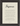 Presence Word of Intention Framed print 13x18 cm / 5x7″ Black frame Linen paper