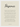 Presence Word of Intention Framed print 21x29.7 cm / 8x12" White frame Linen paper
