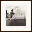Ready to Fly Framed print 40x40 cm / 16x16″ Dark wood frame 36
