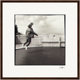 Ready to Fly Framed print 40x40 cm / 16x16″ Dark wood frame 36