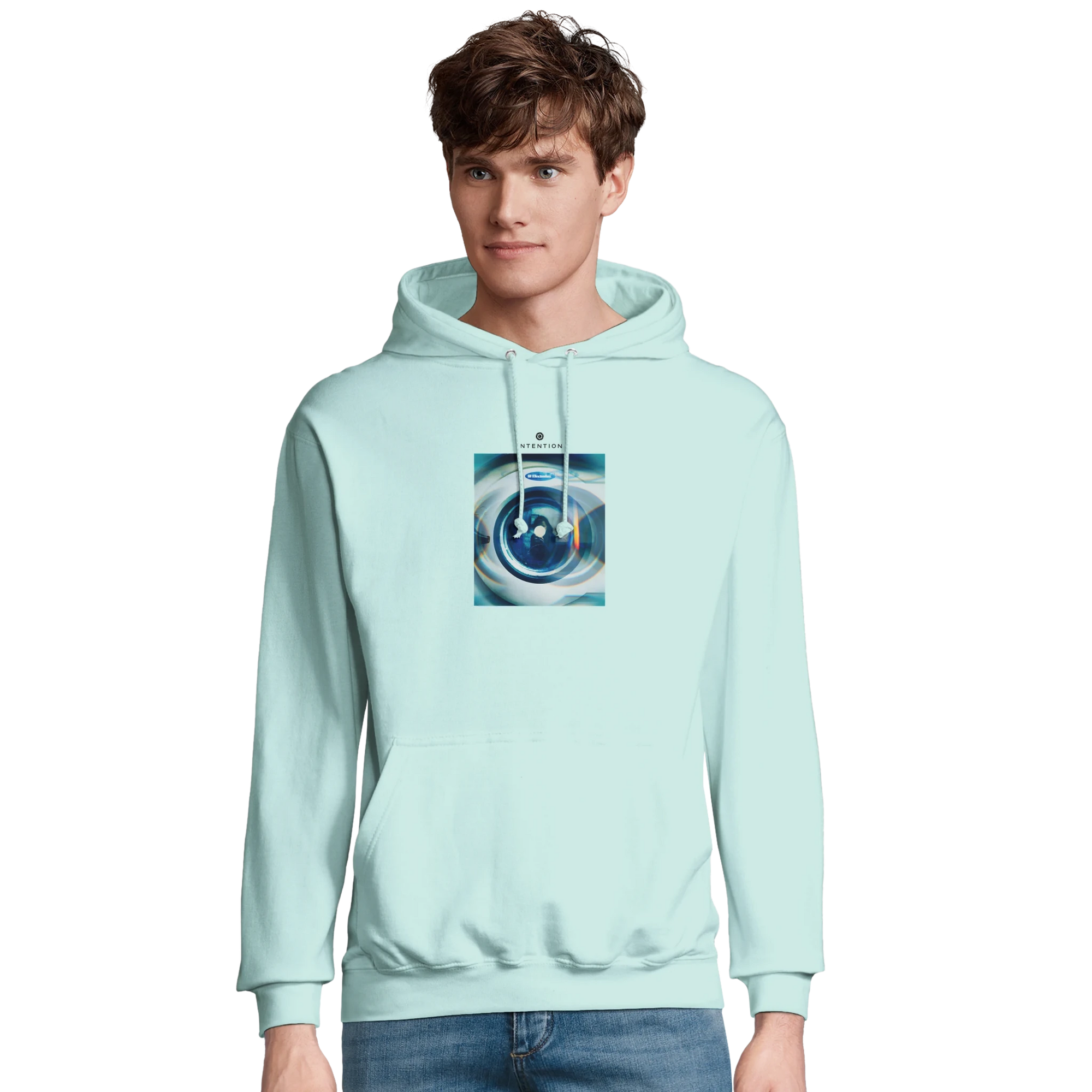 Real - "Around and Around" Hoodie arctic blue XS 3
