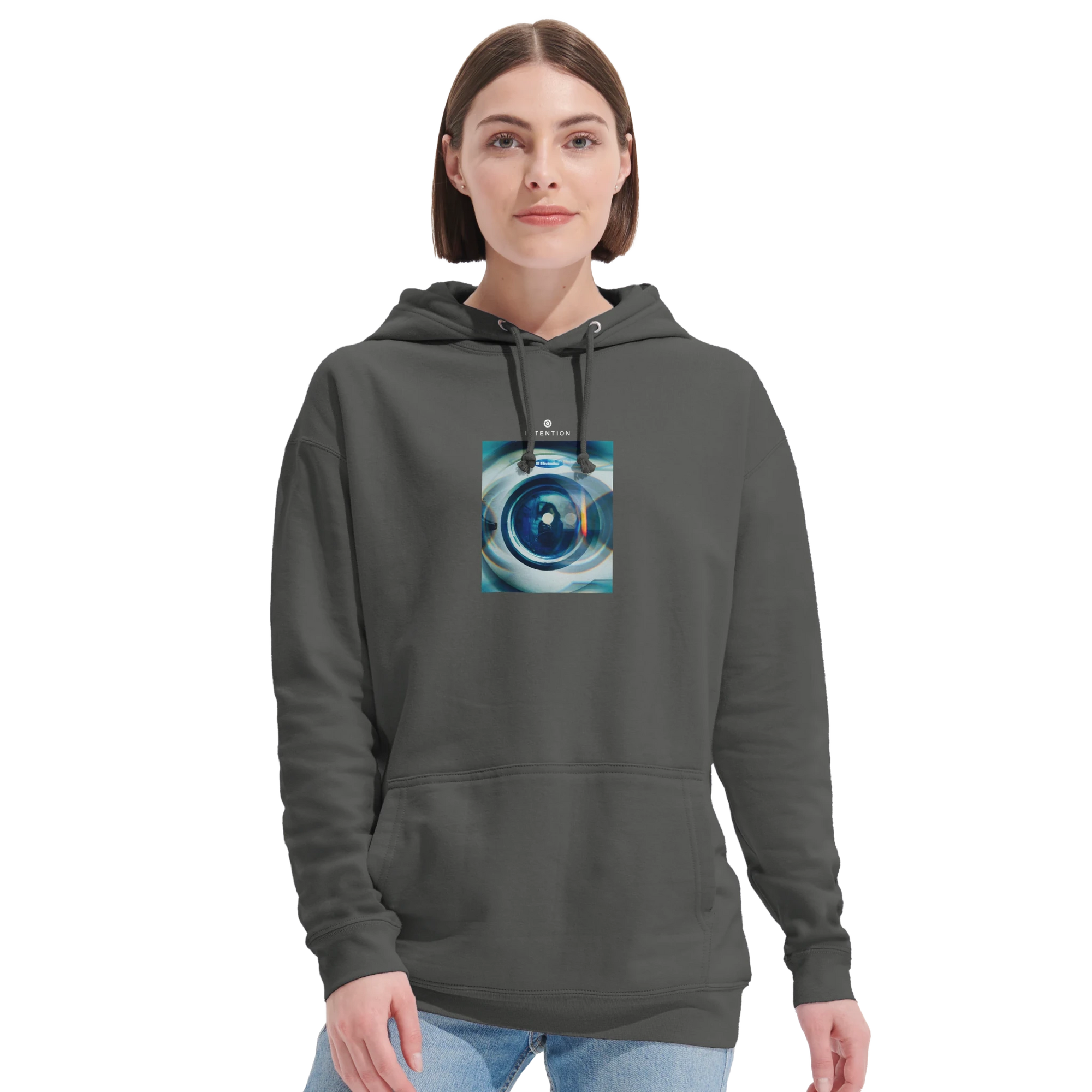 Real - "Around and Around" Hoodie charcoal melange XS 5