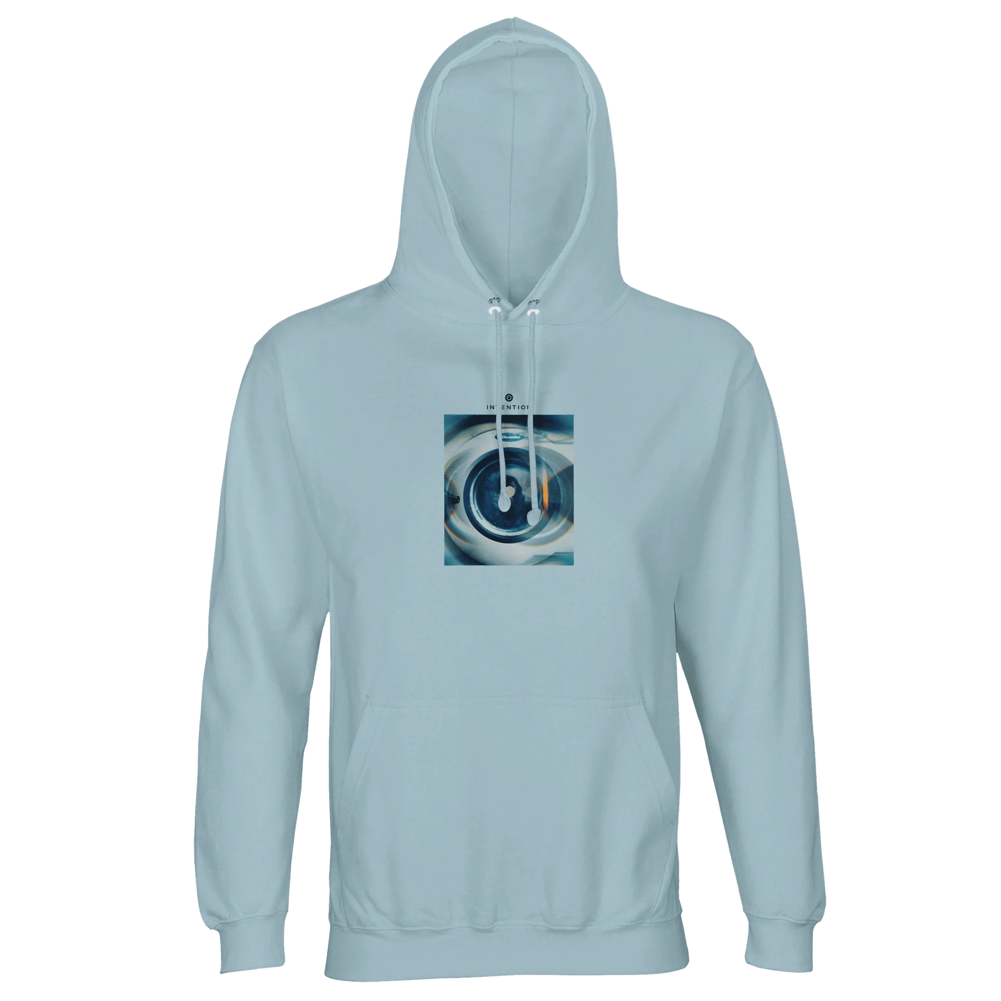 Real - "Around and Around" Hoodie creamy blue XS 1