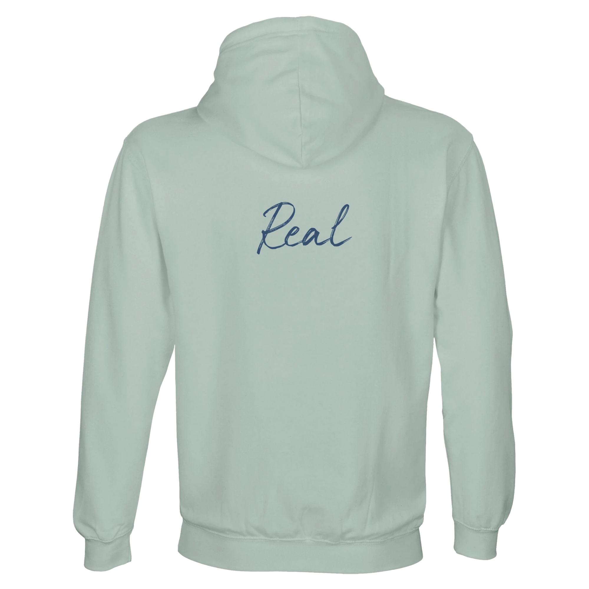 Real - "Around and Around" Hoodie creamy green XS 2