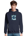 Real - "Around and Around" Hoodie French Navy XS 3