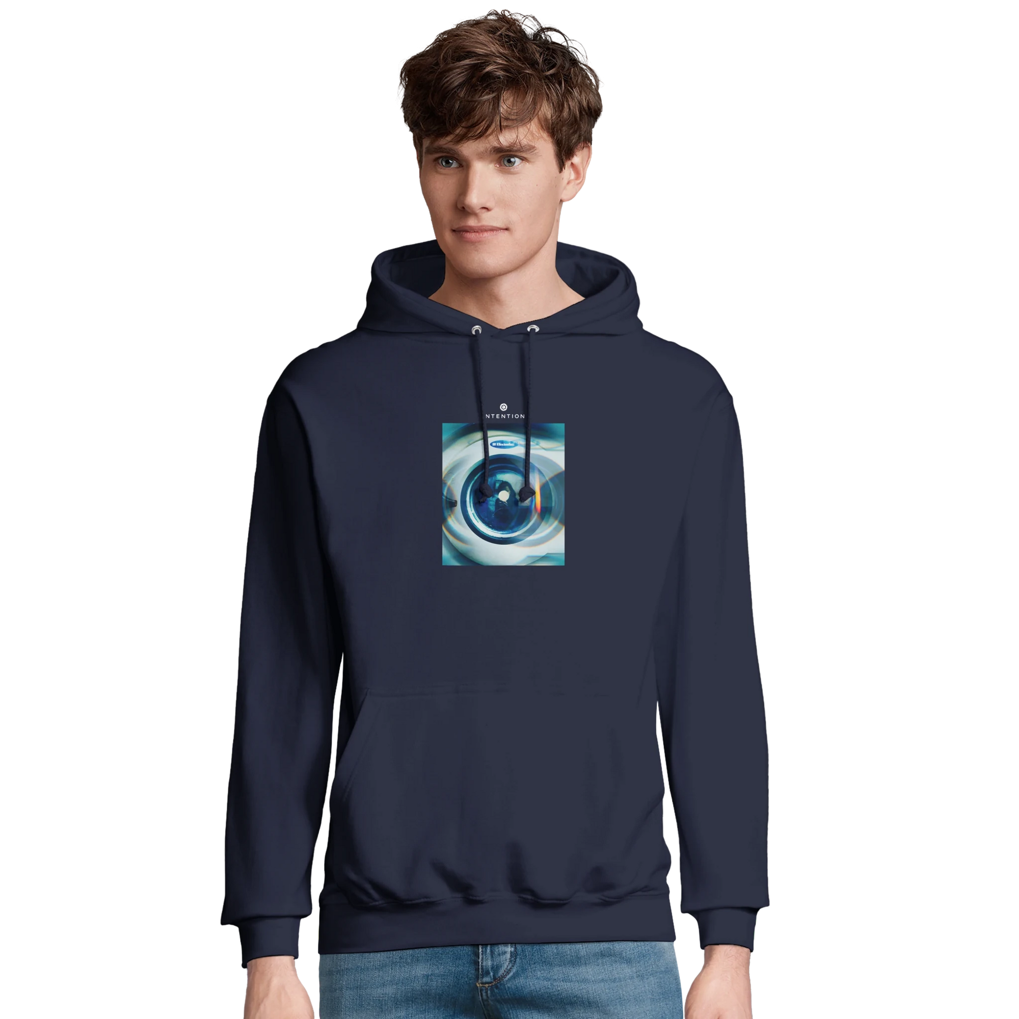 Real - "Around and Around" Hoodie French Navy XS 3