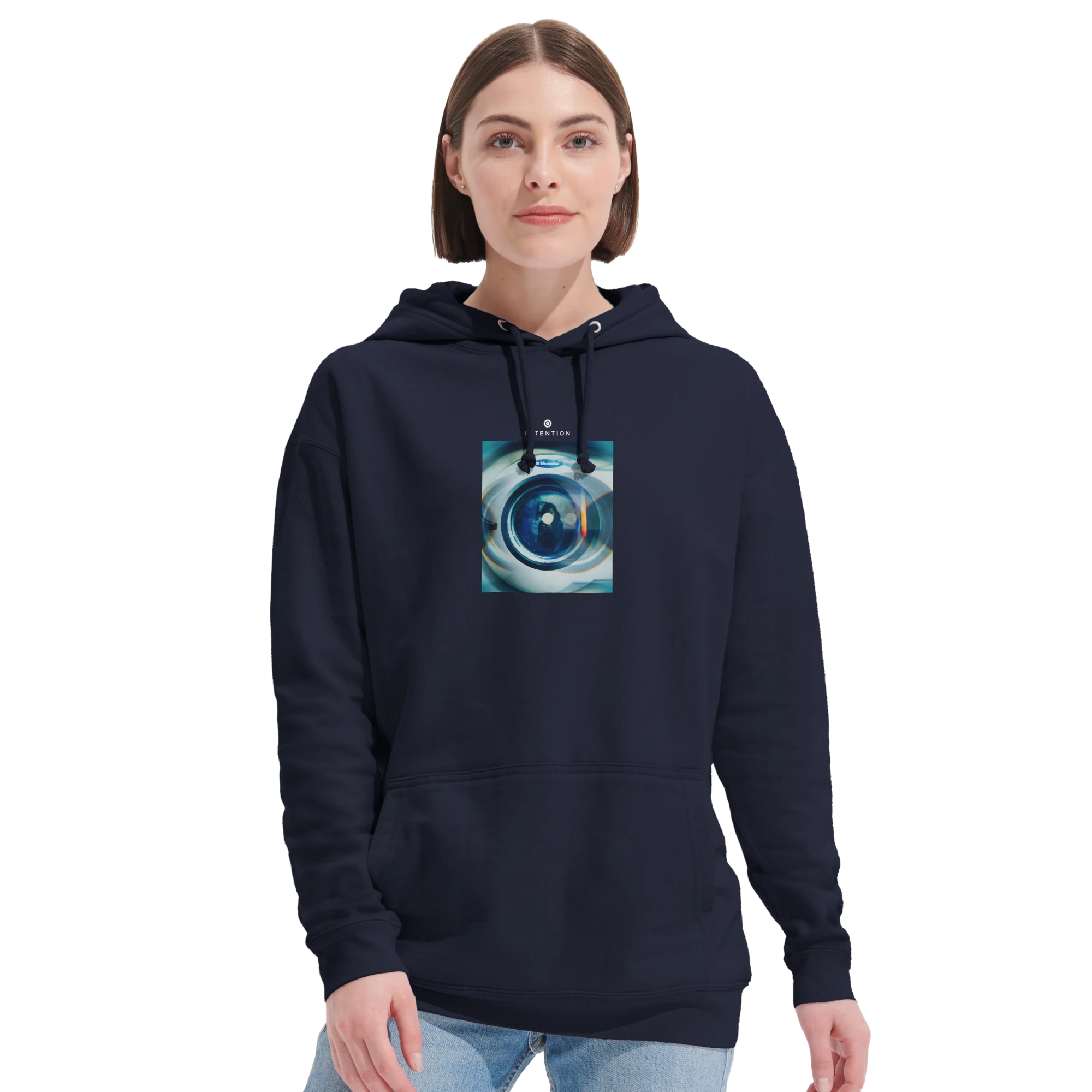 Real - "Around and Around" Hoodie French Navy XS 5