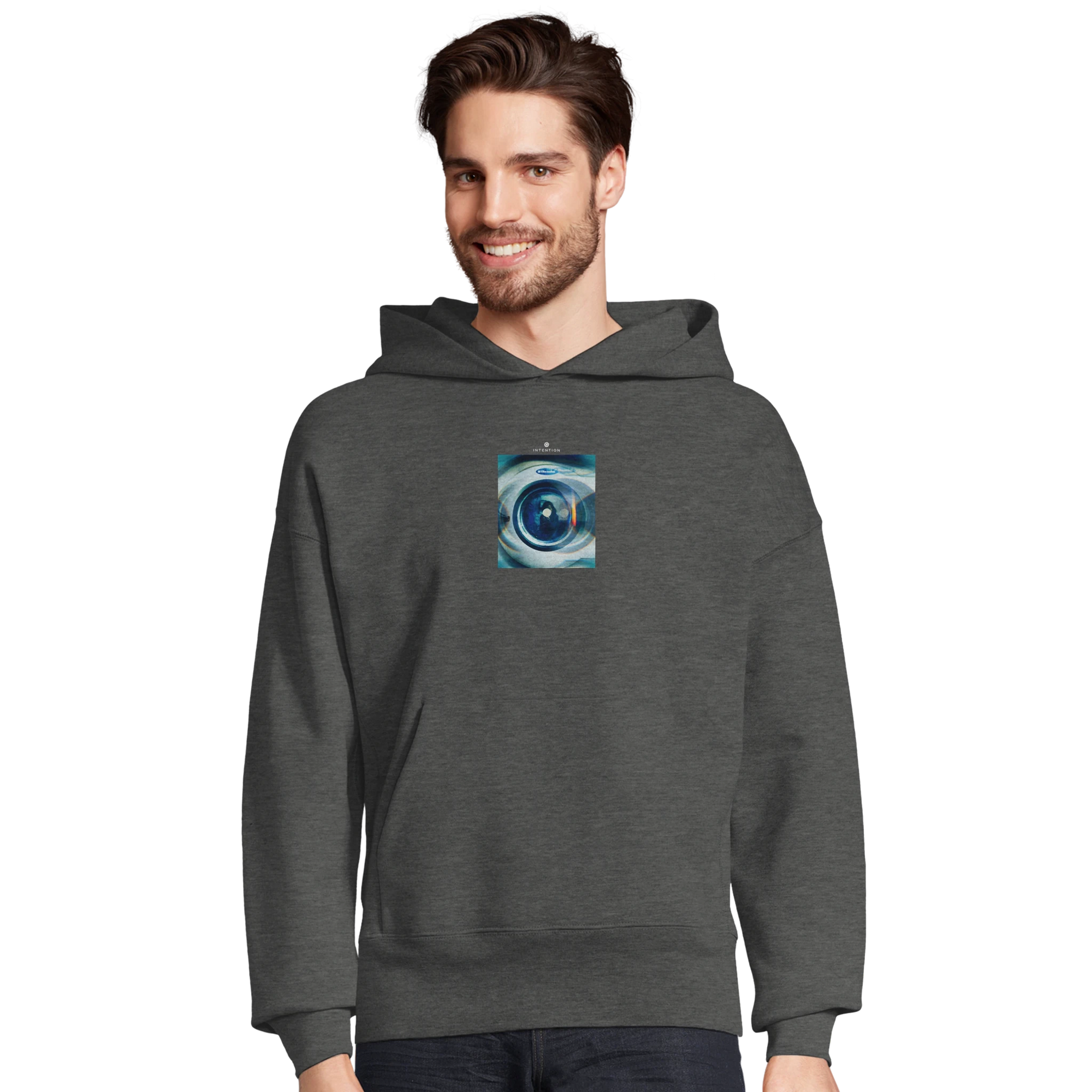 Real - "Around and Around" Hoodie Grey Melange XS 3