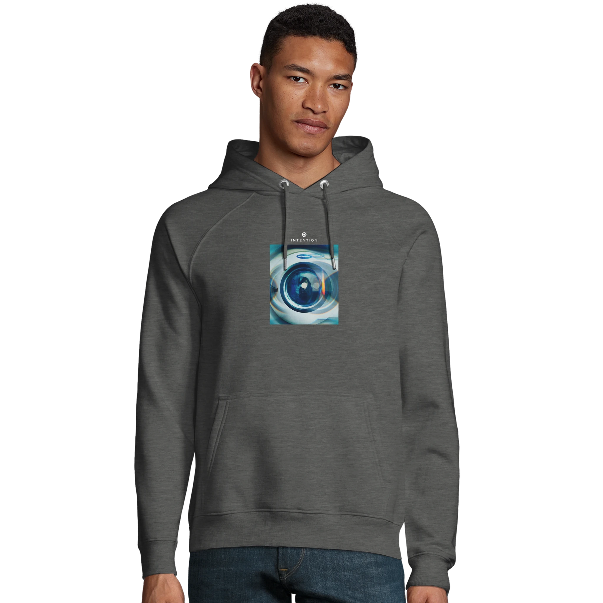 Real - "Around and Around" Hoodie Grey Melange XS 11