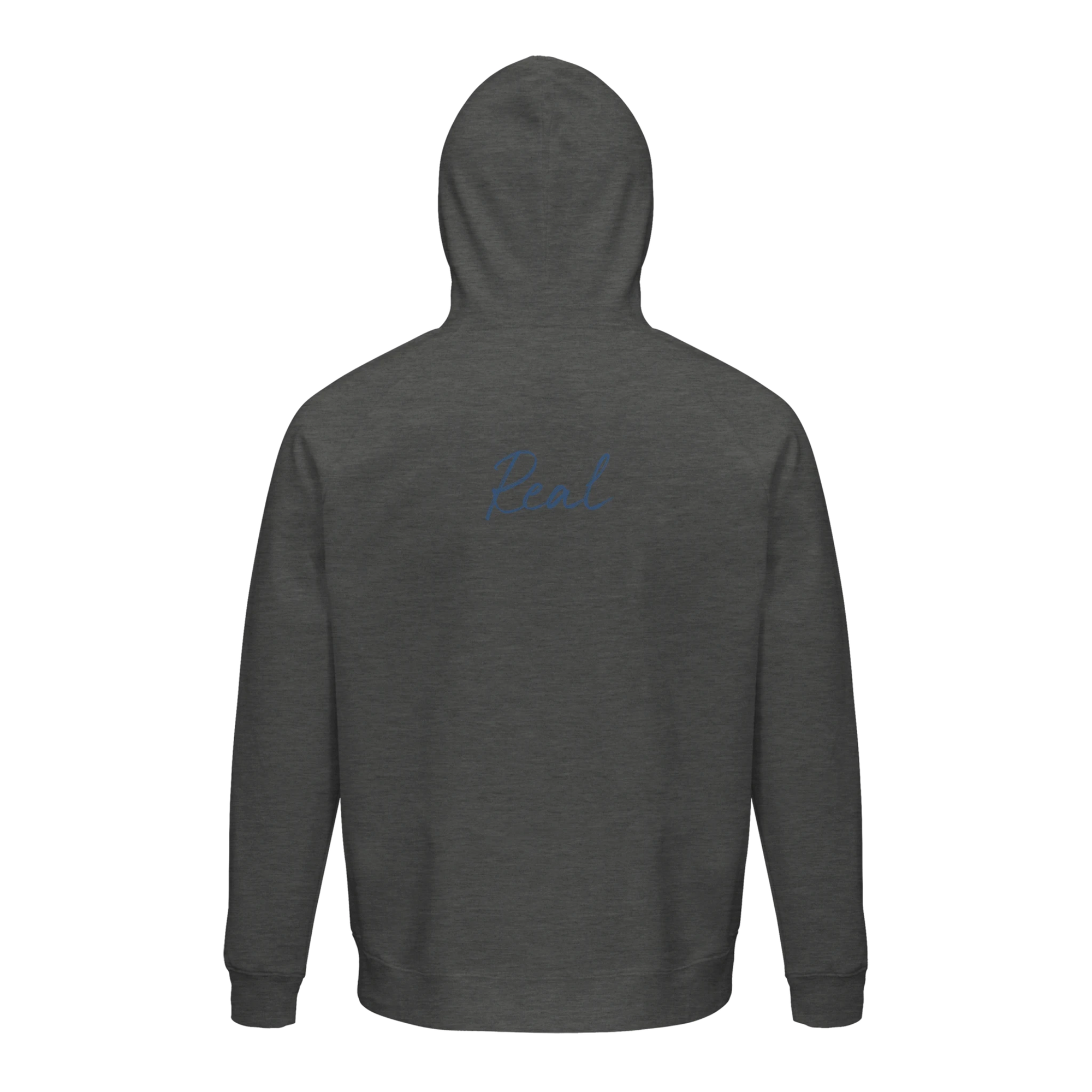 Real - "Around and Around" Hoodie Grey Melange XS 10