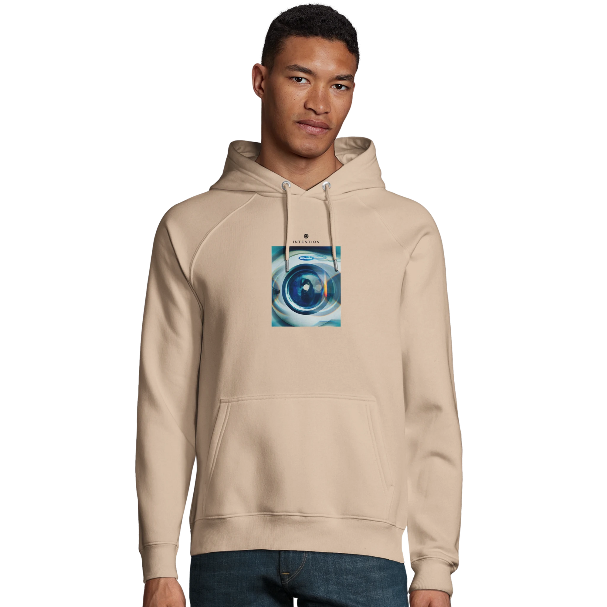 Real - "Around and Around" Hoodie Khaki XS 41